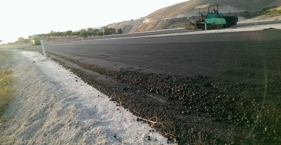 ÇEVRE YOLUNDA ASFALT ÇALIŞMALARI TAMAMLANDI