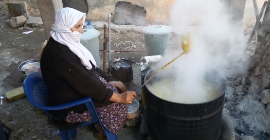 Eruh’ta Yöresel Bıttım Sabunu Yapımı Başladı