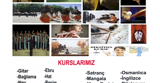 GENÇLİK MERKEZİNDE YAZ DÖNEMİ KURS KAYITLARI DEVAM EDİYOR