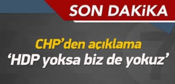 HDP Yoksa Bizde Yokuz !