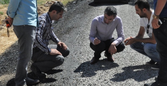 Kaymakam Ateş, Çayırlı Köy Yolunda İncelemelerde Bulundu