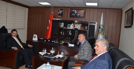 Rektör Erman, Kurtalan Belediye Başkanı Karaatay’ı Ziyaret Etti