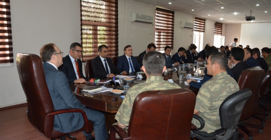 SEÇİM GÜVENLİĞİ KOORDİNASYON TOPLANTISI, VALİ MUSTAFA TUTULMAZ’IN BAŞKANLIĞINDA YAPILDI