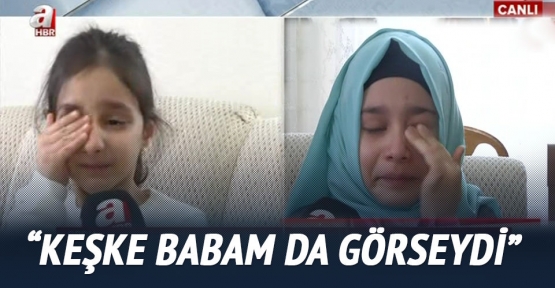 Şehit Çocukları Begüm ve Betül  Karnelerini Böyle Aldı!