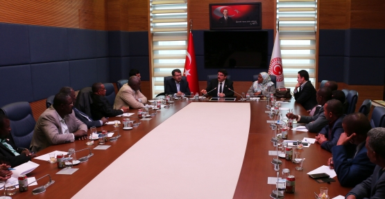 SİİRT MİLLETVEKİLİ AKTAY, SUDAN HEYETİYLE GÖRÜŞTÜ