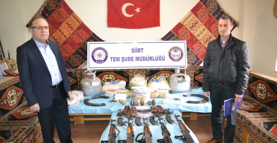 Siirt'te İlkokul Yakınında Çok Sayıda Patlayıcı Ele Geçirildi