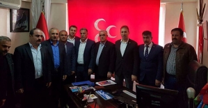 AK Parti Siirt Teşkilatı,  MHP İl Başkanlığını Ziyaret Etti