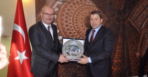 ATO Başkanı Gürsel Baran, Siirt TSO Başkanı Güven Kuzu'yu Ziyaret Etti