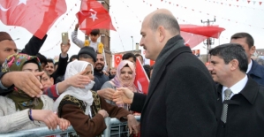 İçişleri Bakanı Soylu Eruh'ta Referandum Mitingine Katıldı