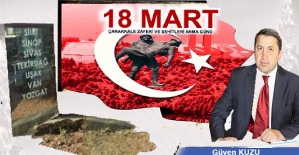 Siirt TSO Başkanı Kuzu'nun 18 Mart Şehitleri Anma Günü ve Çanakkale Zaferi'nin Yıl Dönümü Mesajı