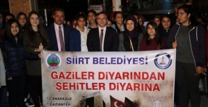 50 Öğrenci “Gaziler Diyarından Şehitler Diyarına” Gönderildi