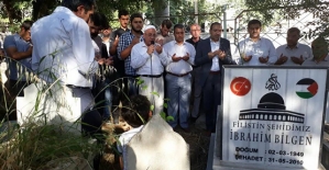 Filistin Şehidi İbrahim Bilgen Mezarı Başında Anıldı