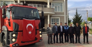 Türkiye Belediyeler Birliğinden, Kayabağlar Belediyesine Hibe İtfaiye Aracı