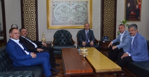 İlçe Belediye Başkanlarından Vali Atik'e Hoşgeldin Ziyareti
