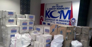 19 Bin 670 Paket Kaçak Sigara Ele Geçirildi