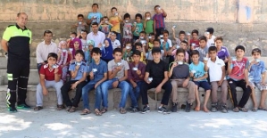 Eruh'ta Öğrencilere Uygulamalı Trafik Eğitimi Verildi