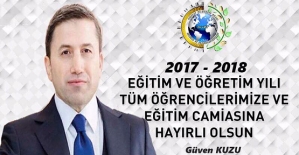 Siirt TSO Başkanı Kuzu'dan "2017-2018 Eğitim Öğretim Yılı" Açılış Mesajı