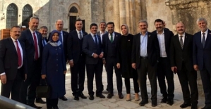 Milletvekilimiz Yasin Aktay'ın Aralarında Bulunduğu Türk Milletvekilleri Filistin Meclisini Ziyaret Etti