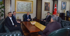 Pervari Belediye Başkanı Özcan'dan, Vali Atik'e Ziyaret