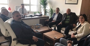 Siirt TSO Heyetinden Vergi Dairesi Müdürü Balbay'a Hayırlı Olsun Ziyareti