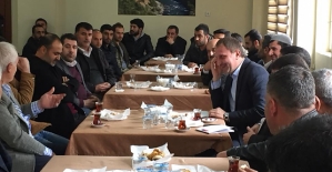 Başkan Özcan, Esnaf ve Belediye Personeliyle Bir Araya Geldi