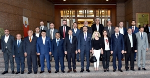 Siirt TSO Başkanı Güven Kuzu ve Beraberindeki Heyet, TOBB Başkanı Rıfat Hisarcıklıoğlu’nu Ziyaret Etti