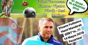 Trabzonspor’un ve Türk Futbolunun Efsane Futbolcusu Hami Mandıralı Siirt’e Geliyor