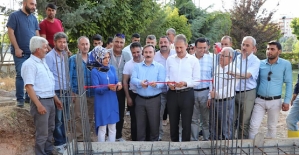 Selami Değer Anadolu Lisesi Kütüphane ve Konferans Salonunun Temeli Atıldı