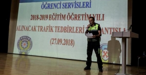 Okul Servis Şoförlerine Eğitim Verildi