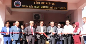 Belediyenin Yaptırdığı 10 Muhtar Evi Hizmete Girdi