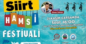 Siirt’te Hamsi Festivali 21 Kasım’da