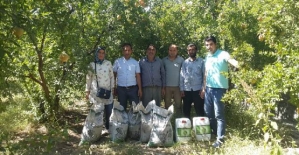 Organik Zivzik Narı Projesi Kapsamında Üreticilere Gübre Dağıtıldı