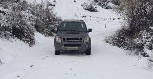 Siirt'te Kar Yağışı Nedeniyle Köy Yolları Ulaşıma Kapandı