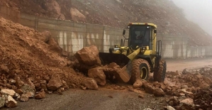 Siirt’te İki Ayrı Köy Yolunda Heyelan Yaşandı