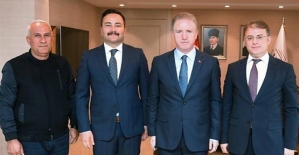 Vali Yardımcısı Yıldızhan ve Kaymakam İnan, Gaziantep Valisi Gül’ü Ziyaret Etti