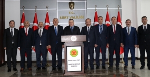 Yargıtay Başkanı İsmail Rüştü Cirit’ten Siirt Valiliğine Ziyaret
