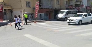 Trafik Ekipleri, Yaya Önceliği Denetimi Yaptı