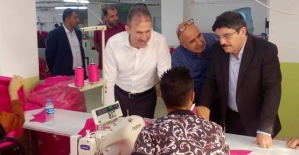 AK Parti İl Başkanı Çalapkulu ve Aktay, Ninova Tekstili Ziyaret Etti
