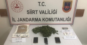 Siirt'te Uyuşturucu Ticareti Yapan 4 Şahıs Gözaltına Alındı