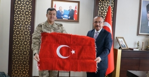 TEM Daire Başkanı Tuğgeneral Özfidan, Vali Ali Fuat Atik’i Ziyaret Etti