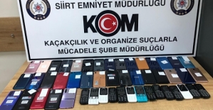 49 Adet Kaçak Telefon ve 870 Paket Kaçak Sigara Ele Geçirildi