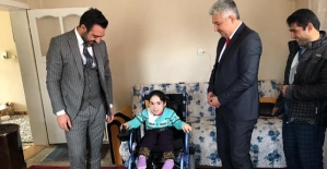 AK Parti İl Başkanı Av. Ekrem Olğaç, Engellileri Sevindirmeye Devam Ediyor