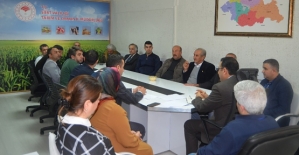 Tarım Müdürü Demirhan, Gıda Sektörü Yetkilileri İle İlgili Toplantı Yaptı