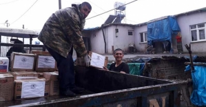 Pervari Belediyesi Karantina Altında Bulunan Tuzcular Köyüne Gıda Yardımında Bulundu