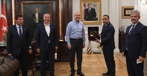 AK Parti Milletvekili Ören ve Belediye Başkanları İçişleri Bakanı Süleyman Soylu’yu Ziyaret Etti