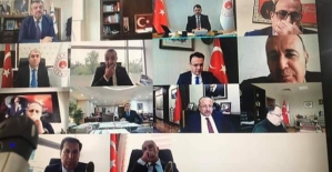 Çevre ve Şehircilik Bakanı Murat Kurum,AK Parti Teşkilatı İle Telekonferansla Görüştü
