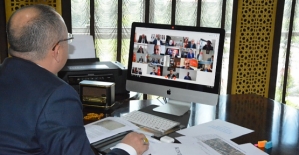 Vali Atik, Bakan Kurum’un Düzenlediği Video Konferans Toplantısına Katıldı