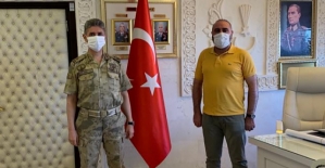 Başkan Şengöz’den Mardin İl Jandarma Alay Komutanı Tuğgeneral Halil Şen’ e Teşekkür Ziyareti