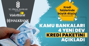 Kamu Bankaları Konut, Taşıt, Tatil ve Mobilya İçin Yeni Kredi Paketleri Hazırladı