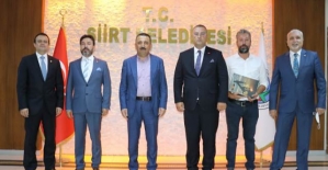 Siirt'teki Petrol Arama Şirketinden Vali Hacıbektaşoğlu’na Ziyaret